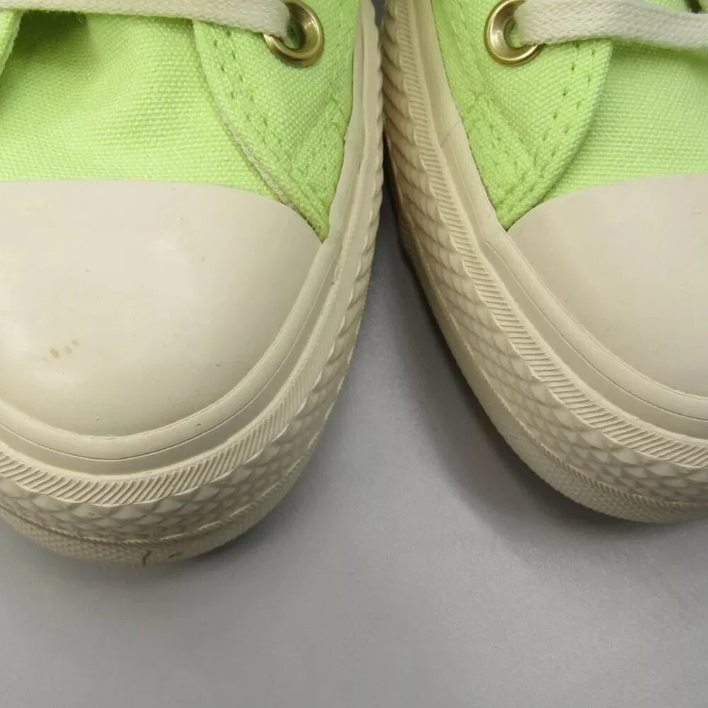 NEW CONVERSE Womens Low Citron Sneaker Tennis Shoe Green Platform Size 7.5
